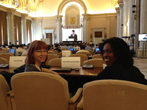 Carmen-and-Lucy-at-TNC-table 2