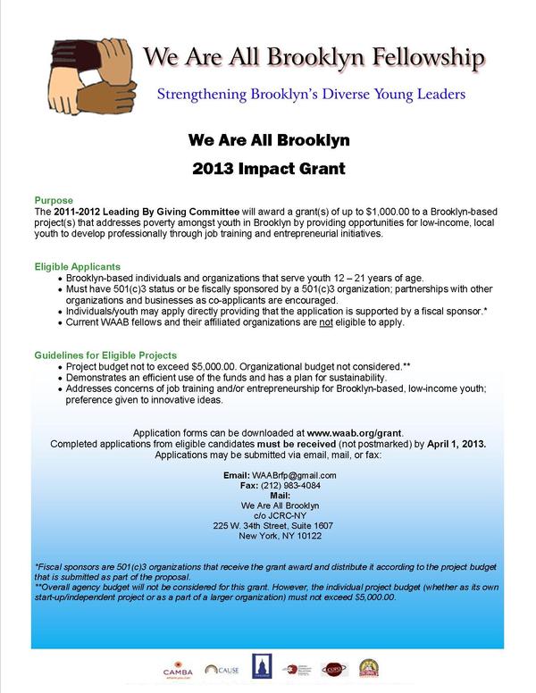 Grant Flyer