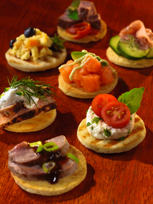 Cocktail Flatbread Sampler Cocktail Flatbread Sampler