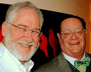 Rabbi Uri Regev and Stanley Gold
