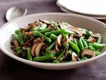 green beans with mushrooms