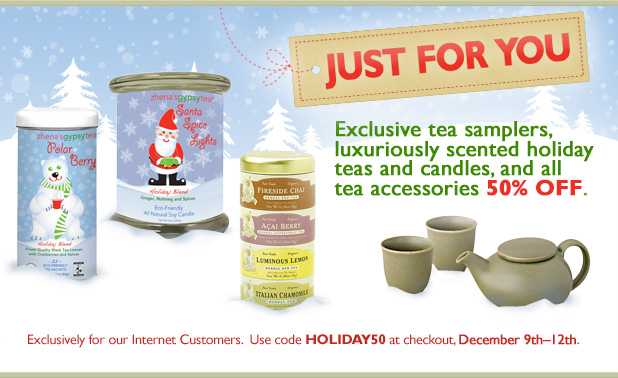 50% off of Stocking Stuffers for Tea Lovers