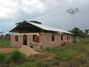 Women's dorm mostly completed Women's dorm mostly completed