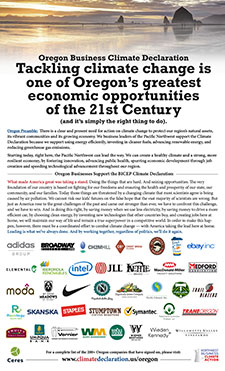 OR Business Climate Declaration OR Business Climate Declaration