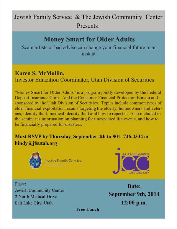 Money Smart for Older Adults 3 Money Smart for Older Adults 3