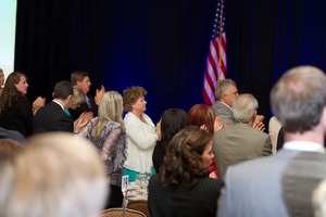 Standing ovation for Sen. Cruz Standing ovation for Sen. Cruz