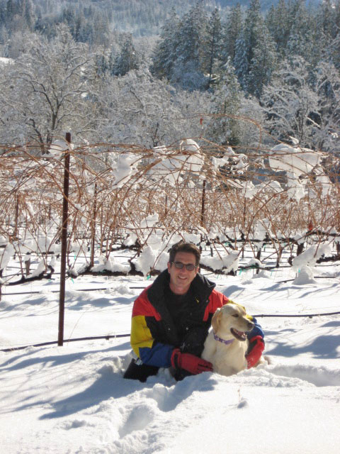 Winemaker Frank Hildebrand of Narrow Gate Vineyards