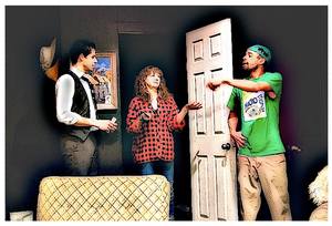 Ted Neda as David Alter, Bethany Hedden as Maggie Przybylowicz, and 7even as Deandre Williams