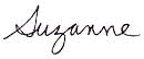 Suzanne signature Suzanne signature