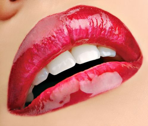 lip-gloss lips