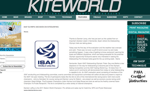 ISAF Olympic trials week ISAF Olympic trials week