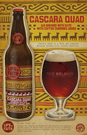 image of New Belgium Lips of Faith Series Cascara Quad sourced from the brewery