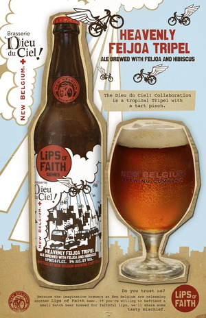 image of New Belgium Lips of Faith Series Heavenly Feijoa Tripel sourced from the brewery