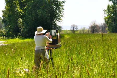 B.Boylan painting plein air