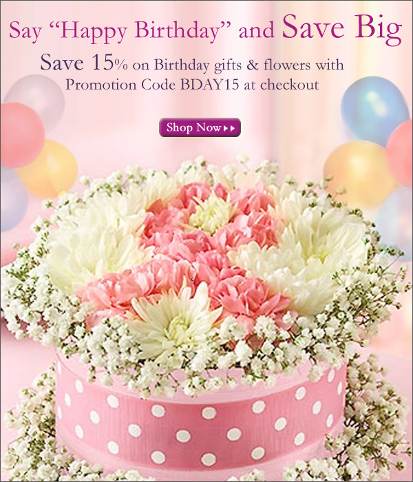 Say 'Happy Birthday' & Save Big - Use Code BDAY15 at Checkout
