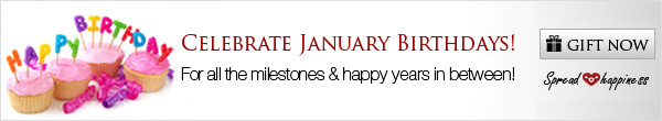 Celebrate January Birthdays!