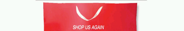 Shop us again and save