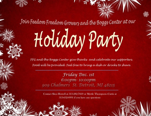 Holiday party final Holiday party final