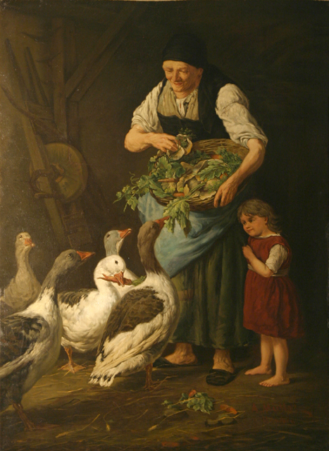 Feeding the Geese - Muller_A Feeding the Geese - Muller_A