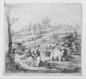 Flemish etching 1653 Flemish etching 1653