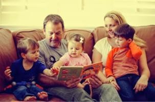 Daddy and Family Reading