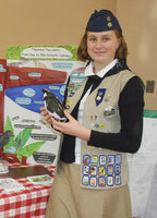 Sabra Morin and Gold Award Sabra Morin and Gold Award