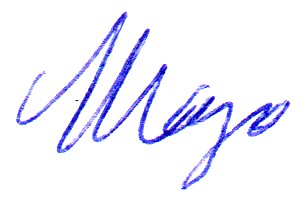 Margo Signature use original