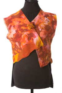 Jo Ann Manzone "Autumn" faultlines vest Jo Ann Manzone "Autumn" faultlines vest