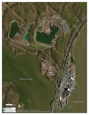 Image of Possum Point coal ash ponds