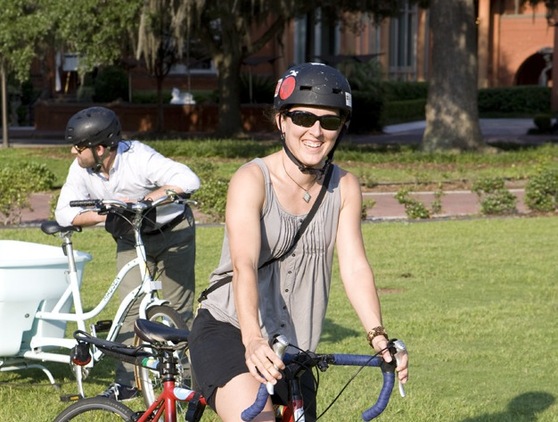 Kristin Mulzer at the Bike Pageant Prologue