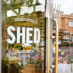 SHED Healdsburg Red Car Wine Event