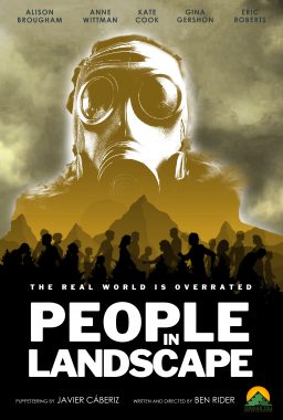 People in Landscape Poster