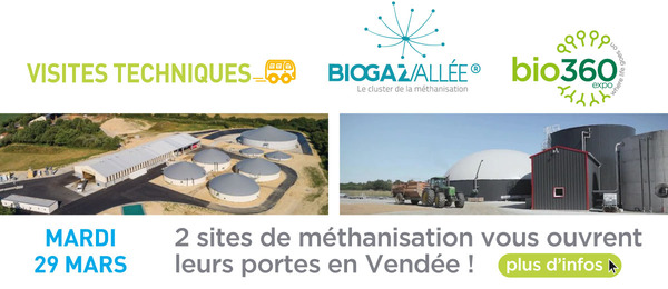 Métha Vie et le GAEC Bon Vent : deux sites de méthanisation vous ouvrent leurs portes le 29 mars en Vendée !