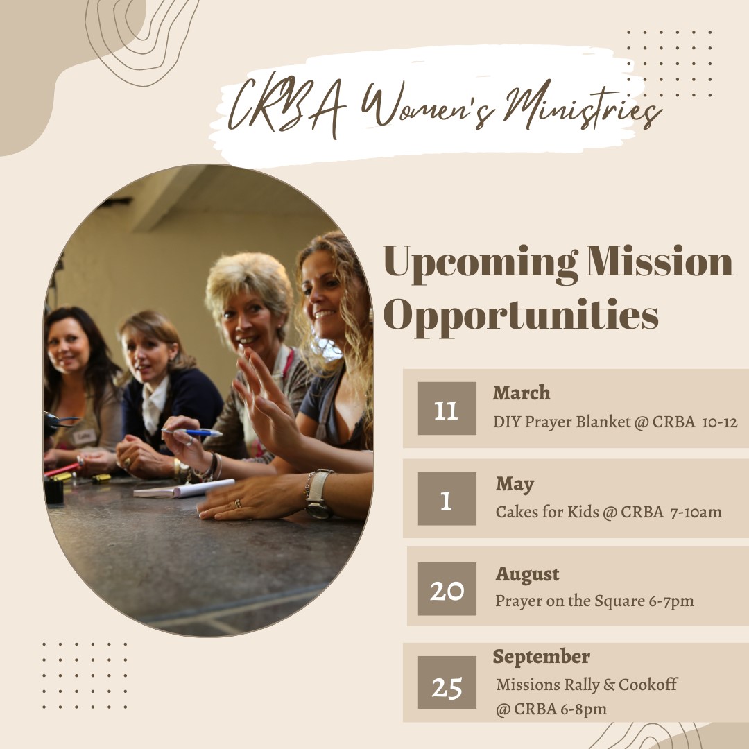 Women's Ministries Events Card